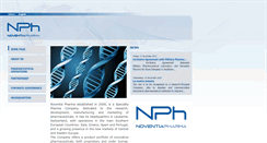 Desktop Screenshot of noventiapharma.com